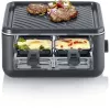 Grelhador de raclette Severin RG 2360 4 pessoas 800 W preto