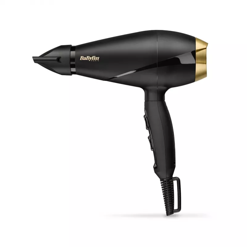 Secador de cabelo BaByliss 6704E 2000 W preto, dourado