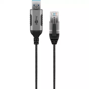 Cabo Ethernet Goobay USB-A 3.0 para RJ45 fino 1 m – liga router, modem ou (74393)
