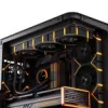 Ventoinha de caixa Jonsbo HF2-120 Reverse Blade PWM ARGB 120mm Preto, controlo PWM, iluminação ARGB