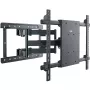 HAGOR BrackIT XXL HD II - kit de montagem (fixação à parede, braço articulado, suporte VESA) - full-motion - para ecrã plano - preto - tamanho do ecrã