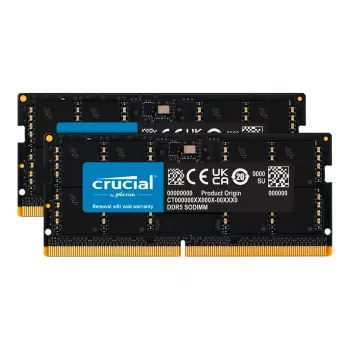 SO-DIMM 64 GB DDR5-4800 (2x 32 GB) Dual-Kit, memória preto, CT2K32G48C40S5