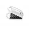 Máquina de waffles Adler AD 3039 — 24 waffles, 1600 W, branco, antiaderente, pegas frias ao toque