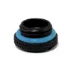 XSPC Plug V2 G1/4 polegadas Ag - Pacote de 10, preto mate