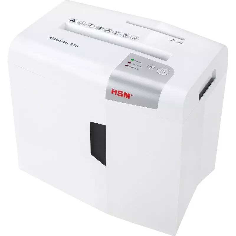 Destruidora de documentos HSM shredstar S10, 6 mm + mecanismo de corte de CD separado