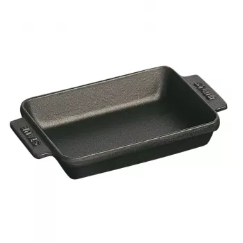Placa traseira mini retangular Dust 250 ml, preto