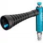 Pistola de sopro turbo HAZET 9040T-1 preto/azul com bico de turbulência (9040T-1)
