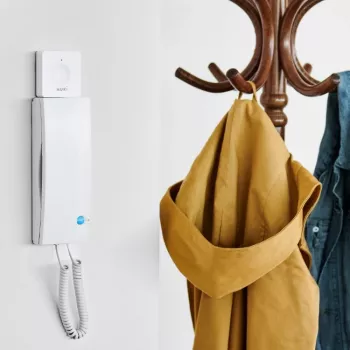 Botão NUKI Opener branco 70×22×70 mm, Bluetooth 5.0, compatível com NUKI