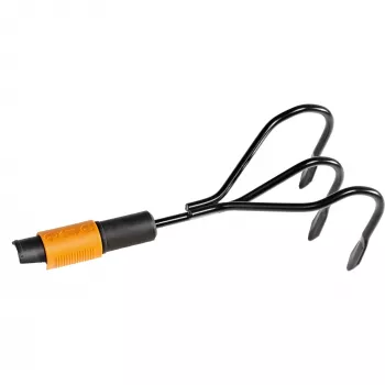 Sachador de mão Fiskars QuikFit preto laranja