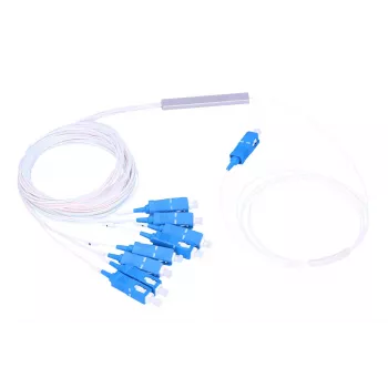 Splitter de cabo Extralink Splitter 1:8 PLC SC/UPC 900um 1,5m