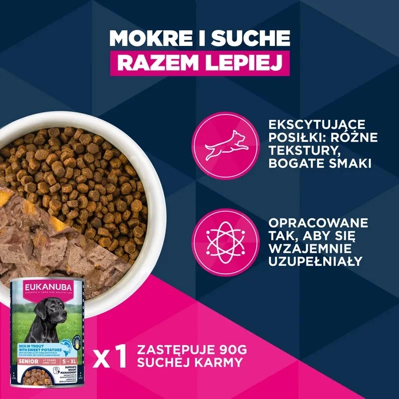 Comida seca para cães EUKANUBA Mature Small Chicken 3 kg — para cães adultos de raças pequenas