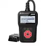 Aparelho de diagnóstico OBD2 Ancel AS100/AC100, suporte multi-protocolo, formato portátil compacto
