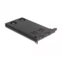 Suporte de placa Delock PCI Express x16 para 2 x M.2 NVMe SSD bifurcação 47042
