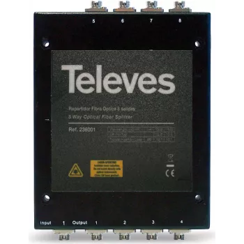 Repartidor de cabo Televes OVT8N preto