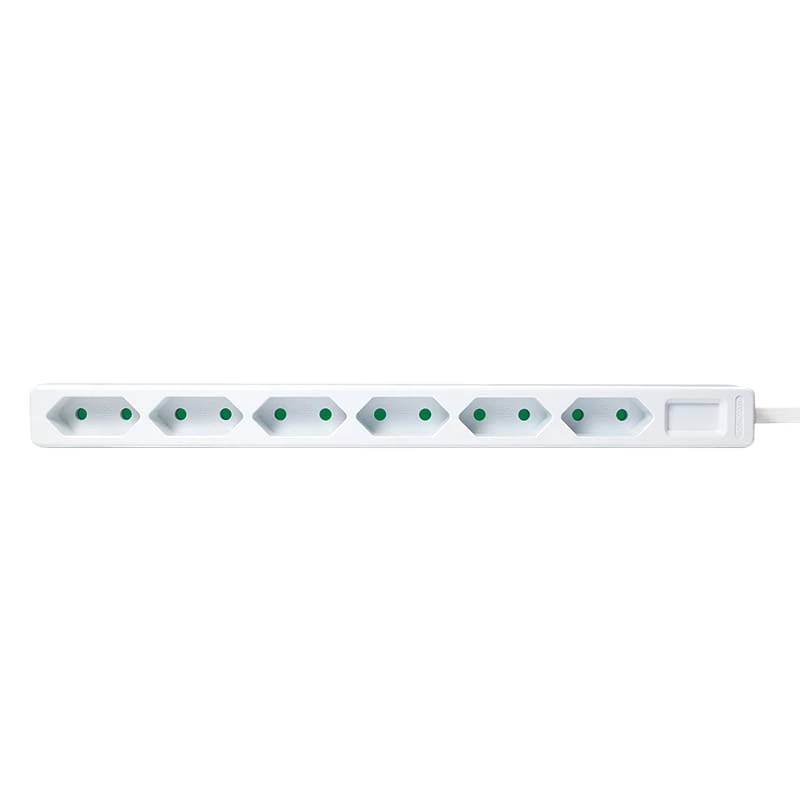 Extensão de energia LogiLink LPS231 1.5m 6 tomadas AC interior branco