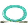 Cabo de fibra ótica BlueOptics CAB-OM3-LC-LC-7.5M-BO cor aqua