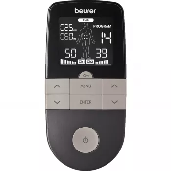 Aparelho de eletroestimulação TENS/EMS Beurer EM 1 RELIEF+ (modelo 60428) antracite