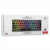 Teclado gaming White Shark GK-2202 Ashiko 2 preto/vermelho layout US