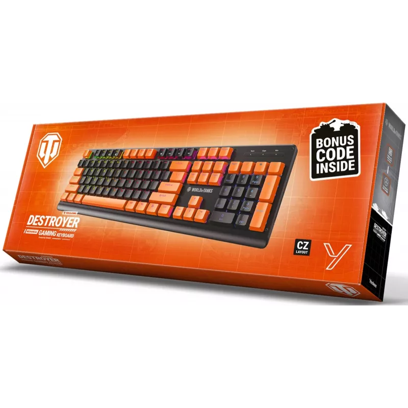 Teclado mecânico YENKEE DESTROYER WT300 iluminado edição limitada