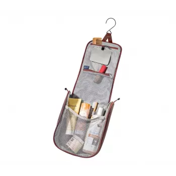 Bolsa de higiene DEUTER Wash Center I – bolsa de higiene de viagem compacta, rosinen/caspia