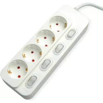 Extensão elétrica VALUE 19.99.0941 — 4 tomadas com interruptor, cabo de 3 m