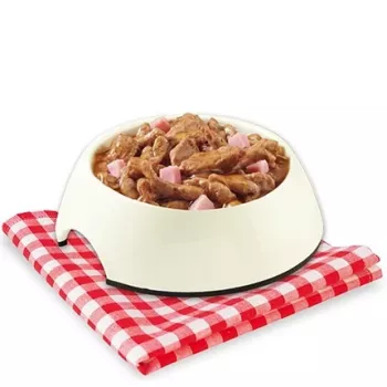 STUZZY Sfilaccetti frango com presunto - comida húmida para cães - 100 g