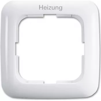 BUSCH-JAEGER Moldura com inscrição ,,Interruptor de emergência do aquecimento' 2511JH-214 Reflex SI branco alpino 2511JH-214 (1725-0-1009)