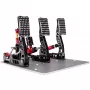 Conjunto de 3 pedais hidráulicos Simagic P2000, 100KG Loadcell - Crimson Edition