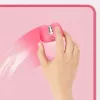 Tapete de secretária XXL para rato e teclado, rosa
