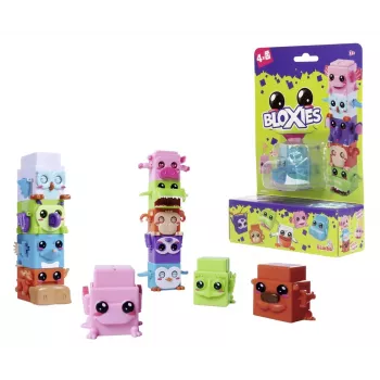Figuras de brincar Simba-Dickie Bloxies Series 1 pack de 4 figuras sortidas