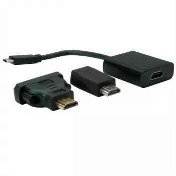 VALUE - Adaptador de vídeo externo - USB-C 3.1 - HDMI - Preto