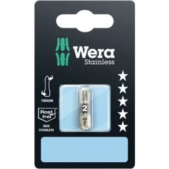 Ponta Phillips Wera PZ 1 3855/1 TS SB SiS aço inoxidável D 6.3 1 unid. (05073613001)