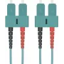 Cabo de rede helos fibra ótica - cabo de patch - SC multimodo - 0,5 m - fibra ótica - cabo - rede
