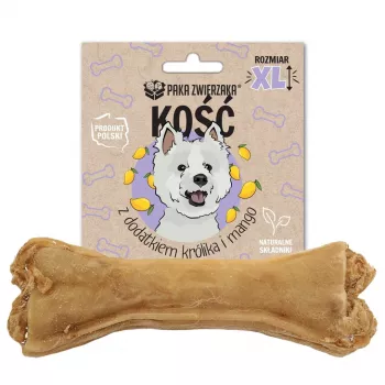 PAKA ZWIERZAKA Ossos com Coelho e Manga XL 17 cm - Snack para cães - 115 g