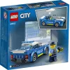 LEGO 60312 City Carro de Polícia brinquedo para crianças a partir dos 5 anos com minifigura de polícia pequena ideia de presente série de aventuras veículo de perseguição conjunto de construção