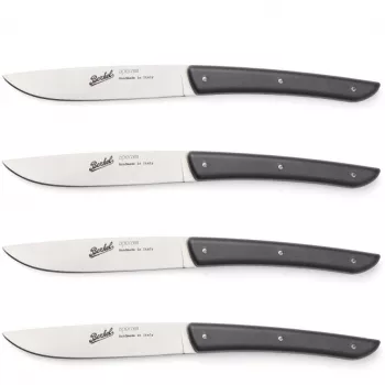 Berkel Conjunto de facas de bife 4 peças cor preta