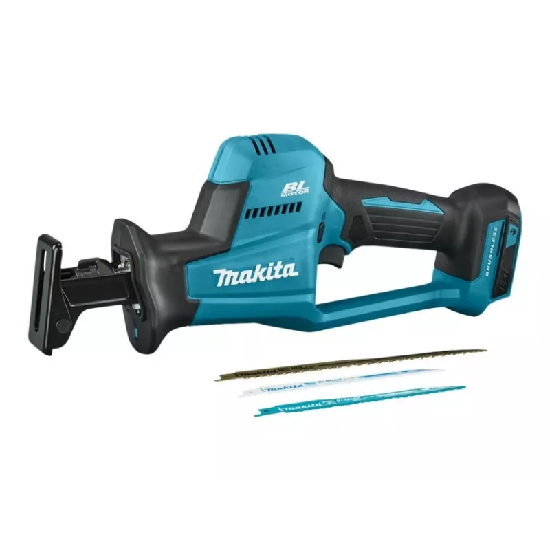 Serra sabre com bateria Makita DJR189Z 18 V preto, azul