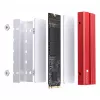 Dissipador para SSD M.2 Jonsbo M.2-6 RED 2280 dissipador passivo para unidades NVMe/SATA 2280