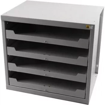 Mala com sistema de gavetas Allit EuroPlus Depot M, dimensões 380 x 455 x 805 mm, modelo 455805
