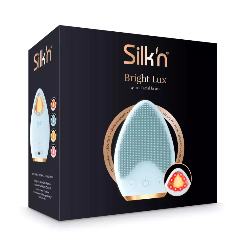 Silk'n Bright Lux escova de limpeza facial FBX1PE1B001, azul