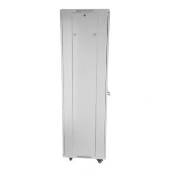 SOMI Networks | Armário 19 polegadas autónomo 42U | 42U-80/100NACP | Cinzento | Carga máxima 800 kg; Painéis laterais amovíveis e com fecho; portas metálicas perfuradas; não montado | Profundidade: 100 cm
