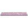 Teclado sem fios CANYON HKB-W01 — layout compacto rosa, teclas UK/US
