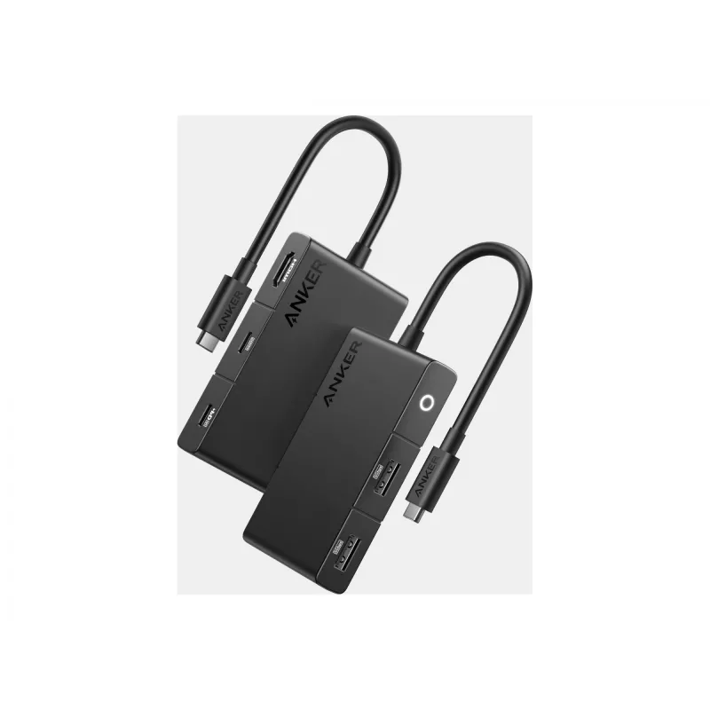 Anker 332 A8356G11 hub USB-C 5 em 1, HDMI 4K para um único ecrã, preto