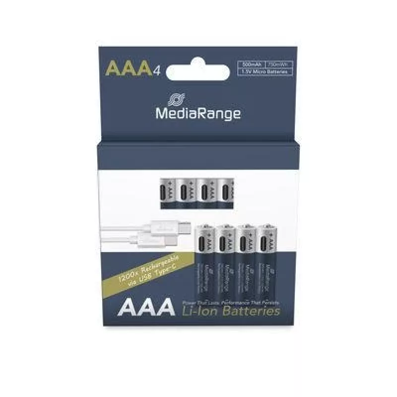 Bateria de iões de lítio MediaRange MRBAT160 AAA 8g