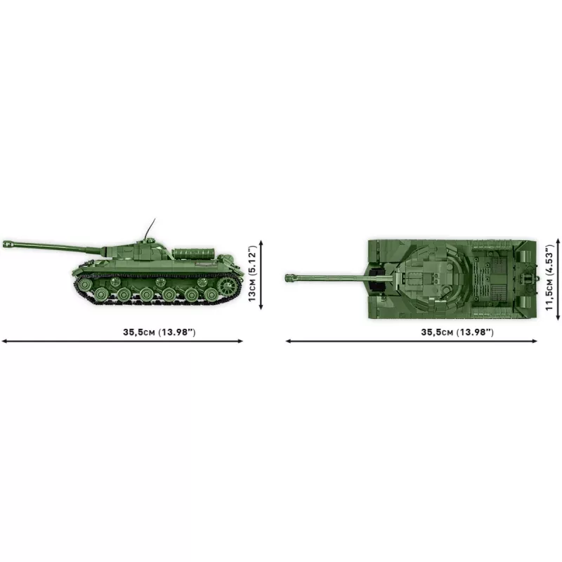 COBI Historical Collection WWII Is-3 carro de combate pesado soviético