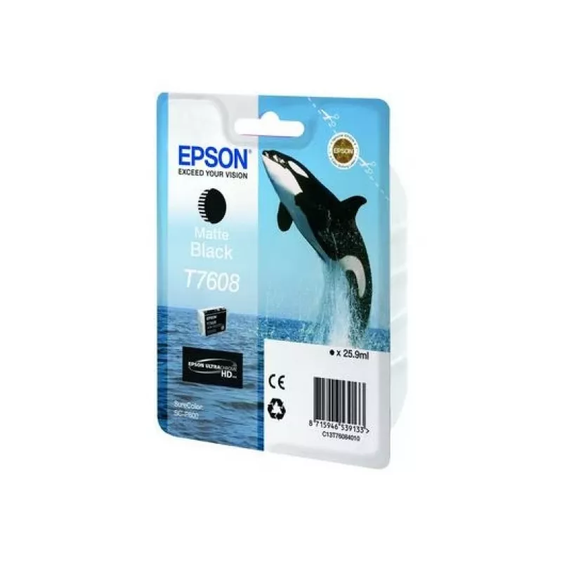 Tinteiro Epson C13T76084N10 1 unid. Original preto mate