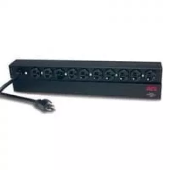 APC Rack PDU, Basic, 1U, 20A, 120V unidade de distribuição de energia (PDU) preto