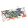 Savio ASTRAL WHITE JADE 3 COLOURS Teclado Gaming USB QWERTY US International