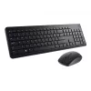 DELL teclado e rato - KM3322W - Ucraniano (QWERTY), Tamanho completo (100 %), Sem fios, RF Wireless, QWERTY, Preto, rato incluído