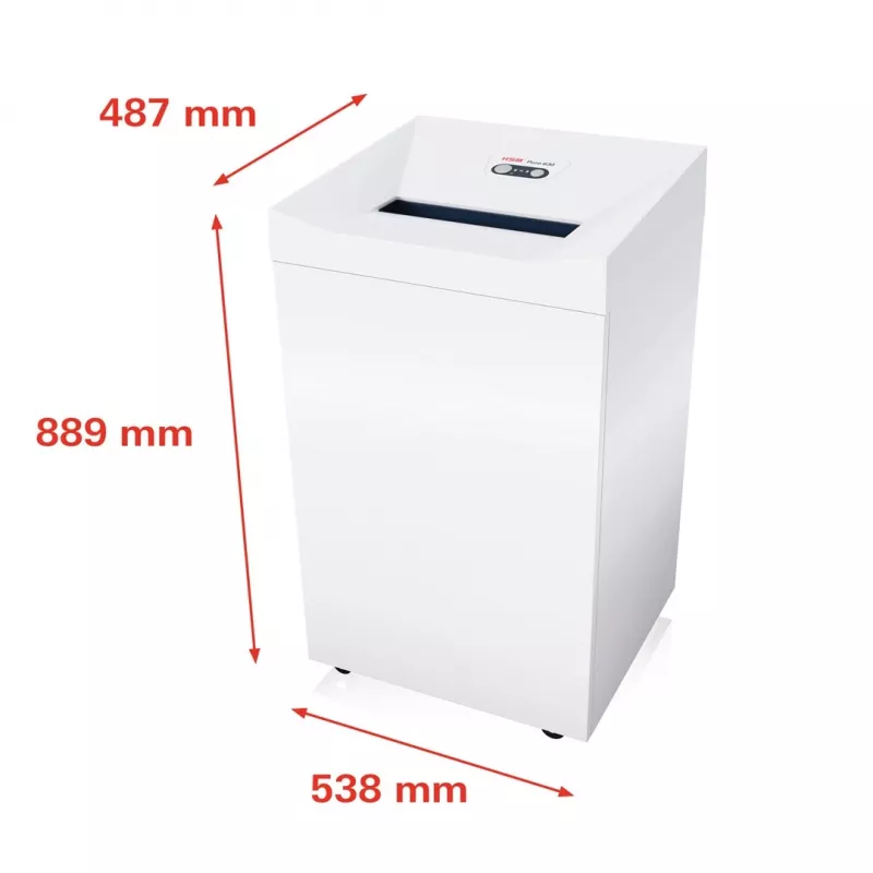 Destruidora de documentos HSM Pure 630, 130 l, 3,9 mm